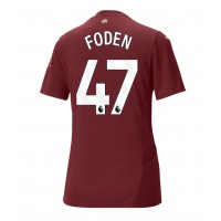 Fotballdrakt Dame Manchester City Phil Foden #47 Tredjedrakt 2024-25 Kortermet